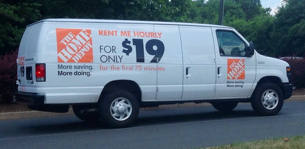 home depot truck rental