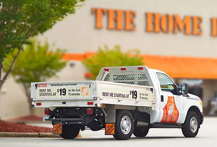 home depot truck rental